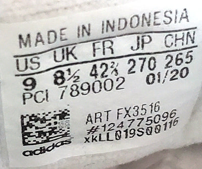 Adidas Continental 80 Low Leather Trainers UK8.5/US9/EU42.5 FX3516 White