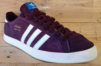 Adidas Basket Profi Low Suede Trainers UK10/US10.5/EU44.5 G95485 Purple/White