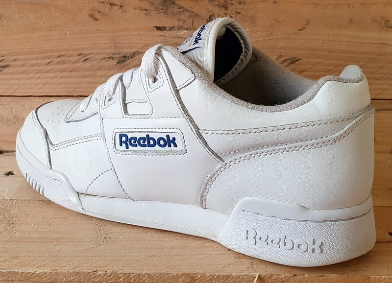 Reebok Classic Workout Low Leather Trainers UK6.5/US7.5/EU40 059503 White/Blue