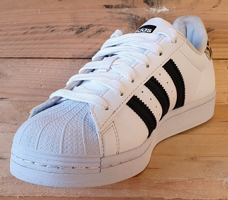 Adidas Superstar Low Leather Trainers UK4/US4.5/EU36.5 GW4062 White/Black
