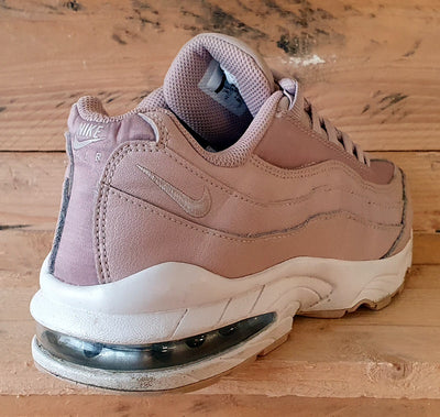 Nike Air Max 95 Low Leather Trainers UK5.5/US6Y/E38.5 AV3187-600 Light Pale Pink