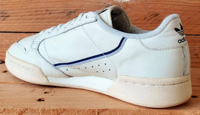 Adidas Continental 80 Low Leather Trainers UK7/US7.5/EU40.5 F99721 Off White