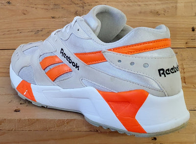 Reebok Aztrek Low Textile/Suede Trainers UK10/US11/EU44.5 CN7472 Solar Orange