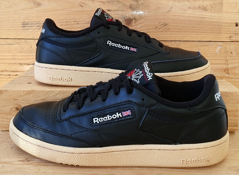 Reebok Club C 85 Low Leather Trainers UK7/US9.5/EU40.5 DV7266 Black/Brown