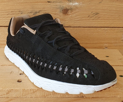 Nike Mayfly Woven Low Suede Trainers UK6/US8.5/EU40 833802-002 Black/White