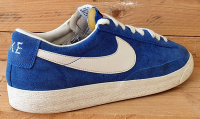 Nike Blazer Low Premium PRM Suede Trainers UK10/US11/EU45 538402-403 Prize Blue