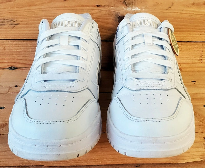 Puma RBD Game Low Leather Trainers UK9/US10/EU43 386373-02 Triple White