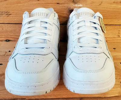 Puma RBD Game Low Leather Trainers UK9/US10/EU43 386373-02 Triple White