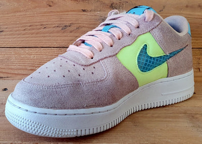 Nike Air Force 1 Trainers UK5/US7.5/EU38.5 CJ1647-600 Washed Coral Ghost Green