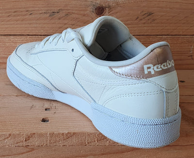 Reebok Club C 85 Low Leather Trainers UK6/US8.5/EU39 FX3030 Chalk/Bronze