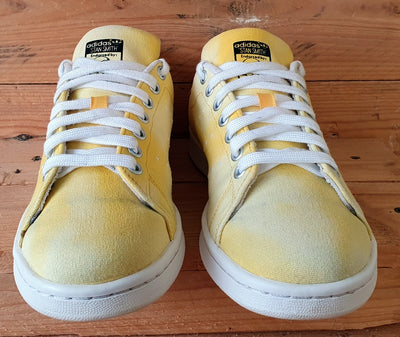 Adidas Stan Smith Low Canvas Trainers UK6/US6.5/EU39 AC7042 Yellow/White