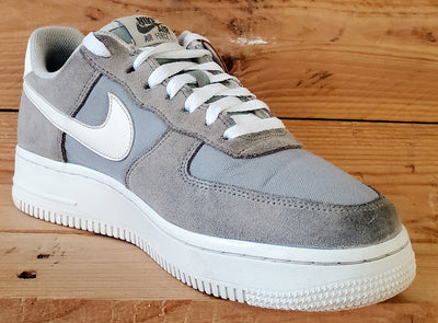 Nike Air Force 1 Low Suede Trainers UK6/US7/EU40 AQ8741-300 Spruce Fog/White