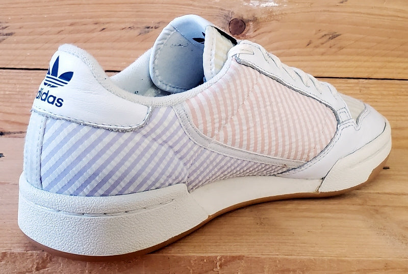 Adidas Continental 80 Seersucker Trainers UK5.5/US6/EU38.5 EG7922 White/Multi