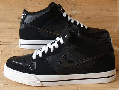 Nike Sellwood Mid Leather/Suede Trainers UK9/US10/E44 386452-019 Black/White