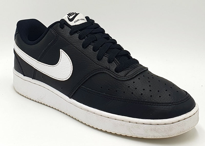 Nike Court Vision Low Leather Trainers CD5463-001 Black/White UK8/US9/EU42.5