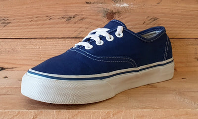 Vans Off The Wall Low Canvas Trainers UK5/US7.5/EU38 TB40 Blue/White/Gum