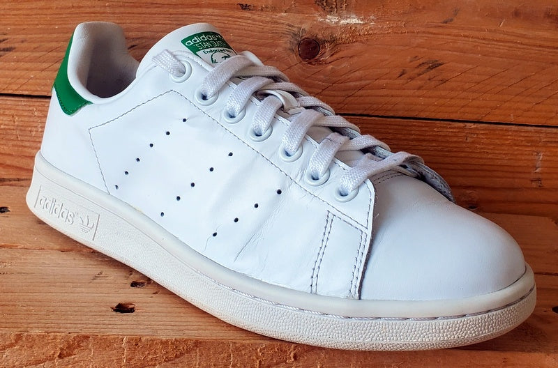 Adidas Stan Smith Low Leather Trainers UK7/US7.5/EU40.5 M20324 White/Green