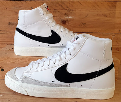 Nike Blazer 77 Mid Leather Trainers UK5.5/US6/EU38.5 BQ6806-100 White/Black