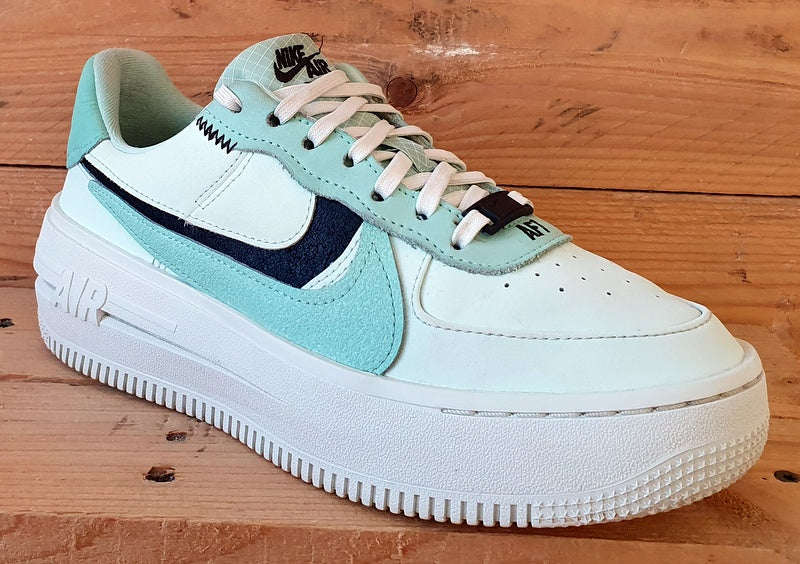 Nike Air Force 1 PLT.AF.ORM Low Trainers UK4/US6.5/E37.5 DX3730-300 Barely Green