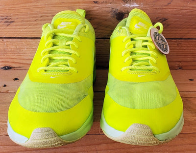Nike Air Max Thea Low Textile Trainers UK5/US7.5/EU38.5 599409-700 Triple Volt