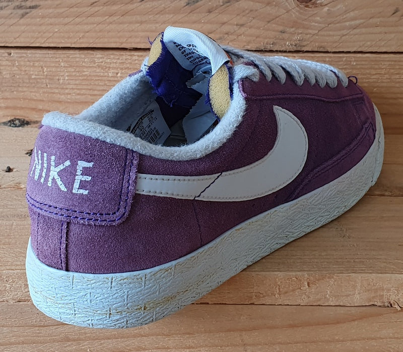 Nike Blazer Premium Low Suede Trainers UK6/US7/EU40 538402-501 Purple/Grey