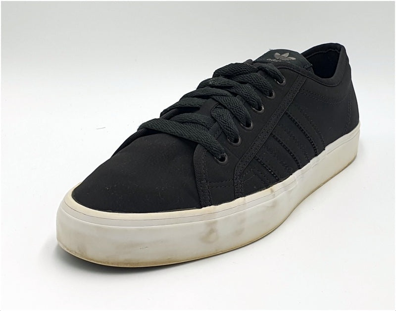 Adidas Nizza Originals Low Canvas Trainers BY1668 Dark Grey/White UK9/US9.5/EU43