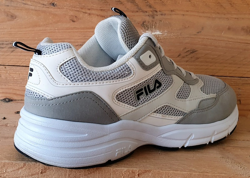 Fila Heroics Low Textile/Suede Trainers UK6/US8/EU40 820 1308 Grey/White