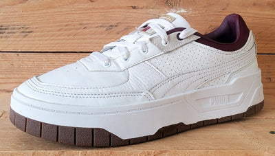 Puma Cali Dream Low Leather Trainers UK6.5/US9/EU40 392107-01 White/Gum