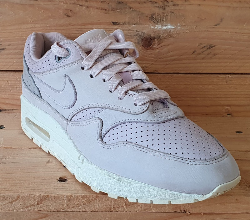 Nike Air Max 1 Low leather Trainers UK6/US7/EU40 859554-600 Pinnacle Artic Pink