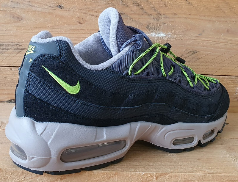 Nike Air Max 95 Low Trainers UK7/US8/EU41 DO6391-001 Noir Volt Iron Grey