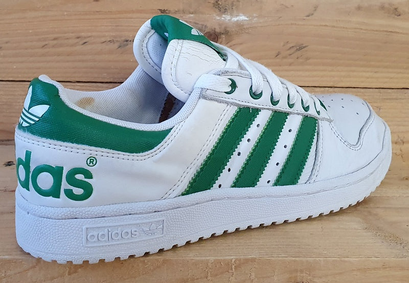 Adidas Pro Low Leather Trainers UK7.5/US8/EU41 G44228 White/Green