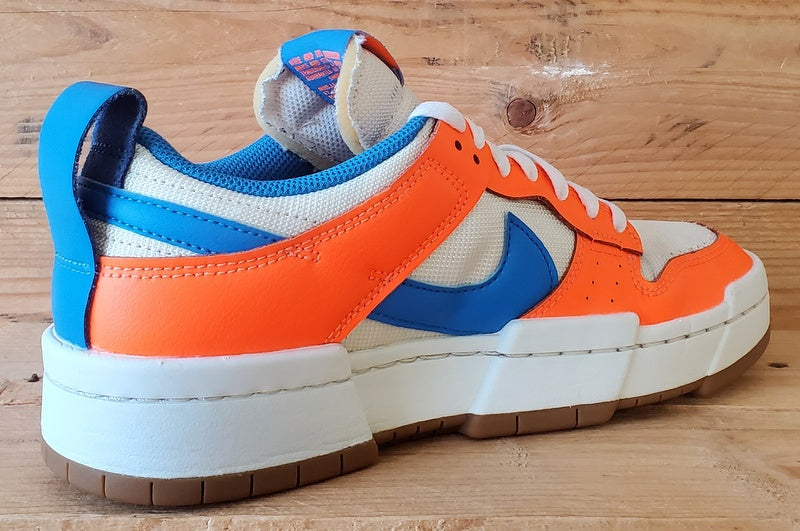 Nike Dunk Disrupt Low Textile Trainers UK5.5/US8/EU39 CK6654-104 Orange/White