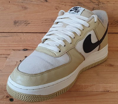 Nike Air Force 1 Low Leather Trainers UK9.5/US10.5/EU44.5 DV7186-700 Team Gold