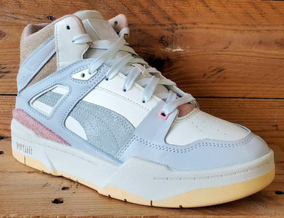 Puma Slipstream Mid Leather Trainers UK6/US8.5/EU39 389846-02 Warm White