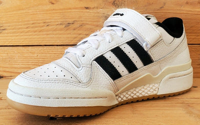 Adidas Forum Low Leather Trainers UK5/US5.5/EU38 H01924 Cloud White/Black/Gum