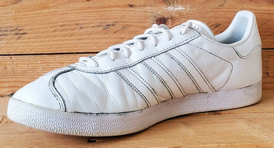 Adidas Gazelle Low Leather Trainers UK10/US10.5/EU44.5 BB5498 White