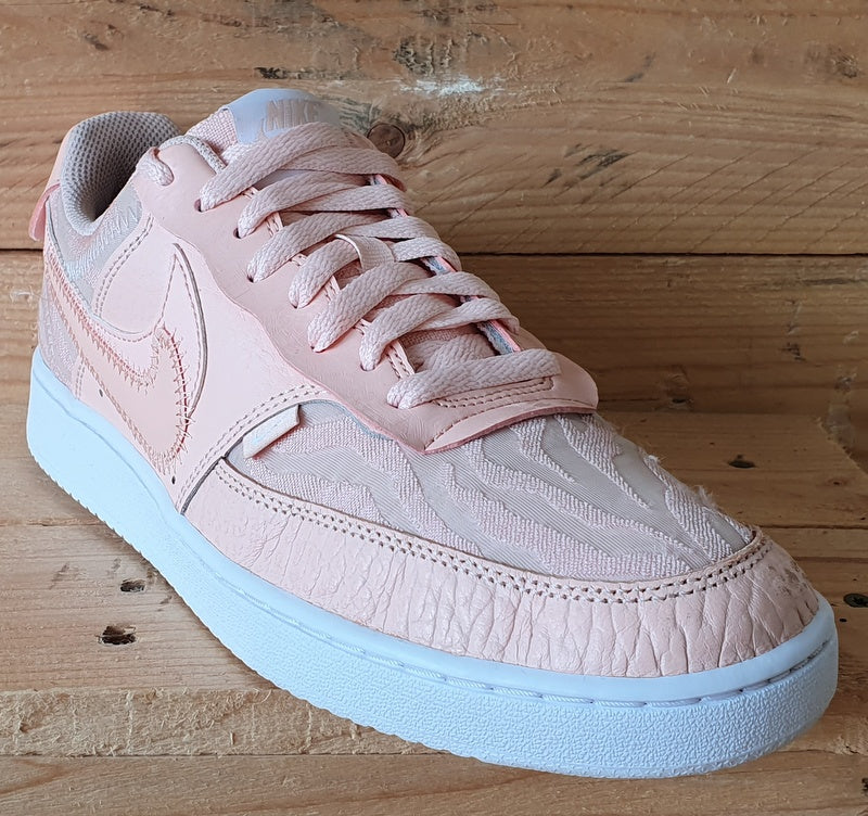 Nike Court Vision Premium Low Trainers UK6.5/US9/EU40.5 CI7599-600 Washed Coral