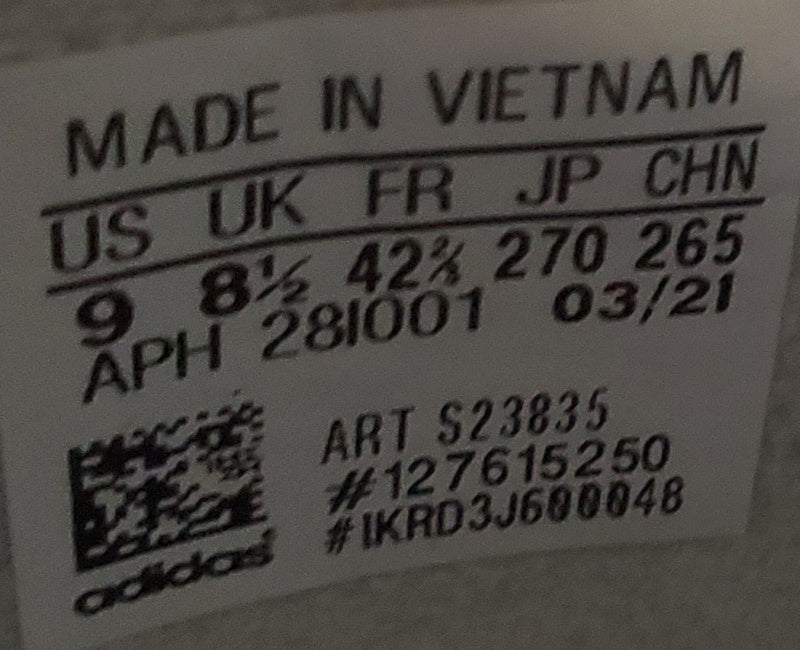 Adidas Originals CT86 Low Textile Trainers UK8.5/US9/EU42.5 S23835 Cloud White