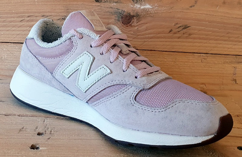 New Balance 420 Low Suede/Textile Trainers UK4/US6/EU36.5 WRL420T Pink/White