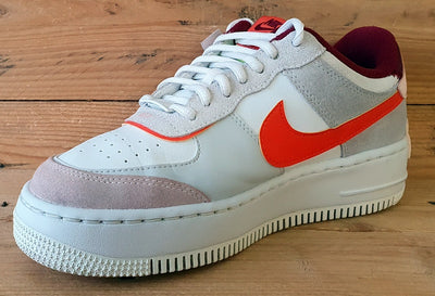 Nike Air Force 1 Shadow Low Trainers UK5/US7.5/EU38.5 CU8591-600 Orange Pearl