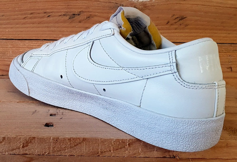 Nike Blazer Low 77 Leather Trainers UK5/US7.5/EU38.5 DC4769-101 Triple White