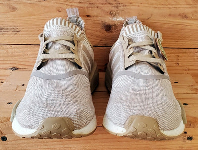 Adidas NMD R1 Low Primeknit Trainers UK9/US9.5/EU43 BY1912 Linen Khaki