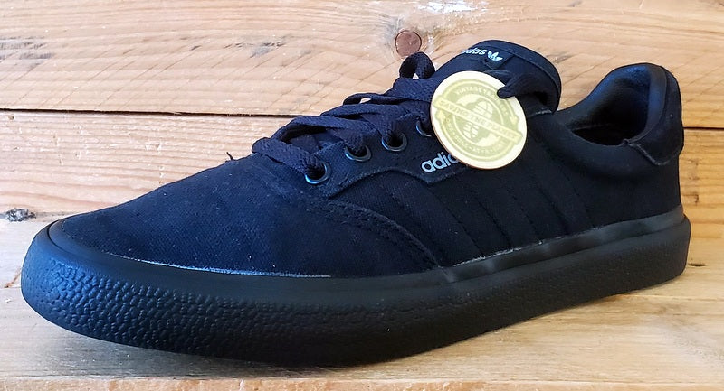 Adidas 3MC Low Canvas Trainers UK8/US8.5/EU42 B22713 Triple Core Black