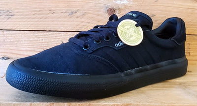 Adidas 3MC Low Canvas Trainers UK8/US8.5/EU42 B22713 Triple Core Black