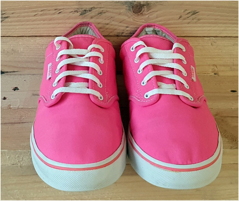 Vans Off The Wall Low Canvas Trainers UK6.5 US9 EU40 TB4R Pink White