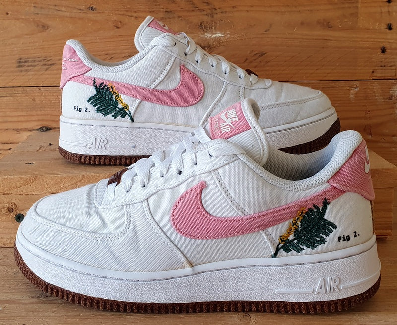 Nike Air Force 1 '07 Low Catechu Trainers UK5/US7.5/EU38.5 CZ0269-101 White/Pink