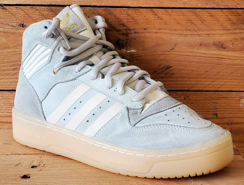 Adidas Rivalry Mid Suede Trainers UK7/US7.5/EU40.5 FZ6324 Cream/Grey/Gum