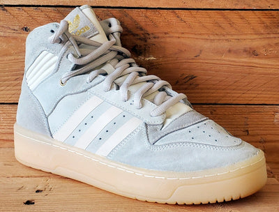Adidas Rivalry Mid Suede Trainers UK7/US7.5/EU40.5 FZ6324 Cream/Grey/Gum
