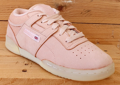 Reebok Classic Low Suede Trainers V69721 Creamy Pink/Gumsole UK4/US5/EU36