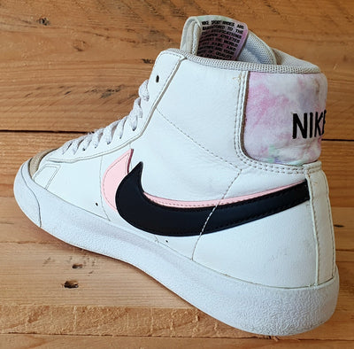 Nike Blazer Mid 77 Leather Trainers UK5.5/US6Y/EU38.5 DD1847-101 White/Pink